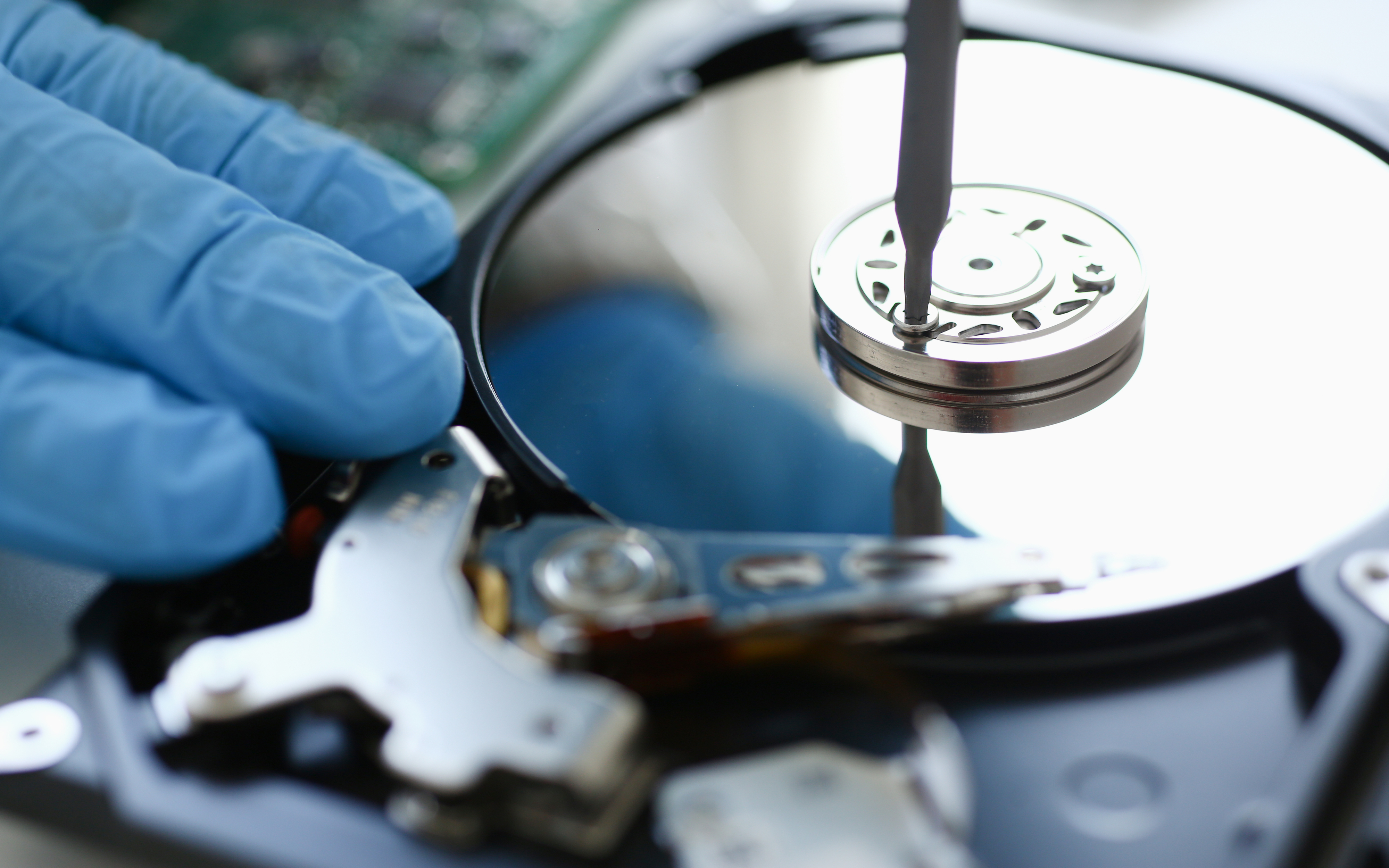 Exposed Hard Disk